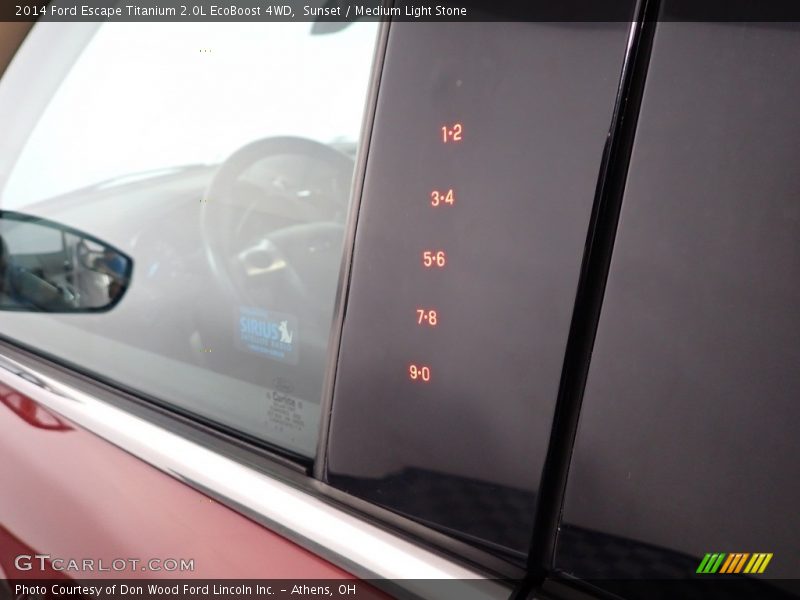 Sunset / Medium Light Stone 2014 Ford Escape Titanium 2.0L EcoBoost 4WD