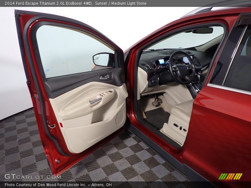 Sunset / Medium Light Stone 2014 Ford Escape Titanium 2.0L EcoBoost 4WD