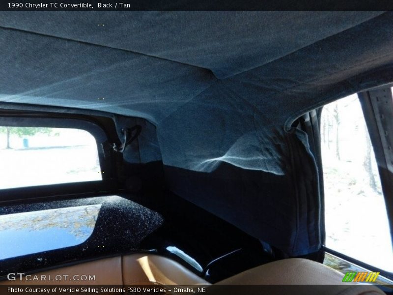 Black / Tan 1990 Chrysler TC Convertible