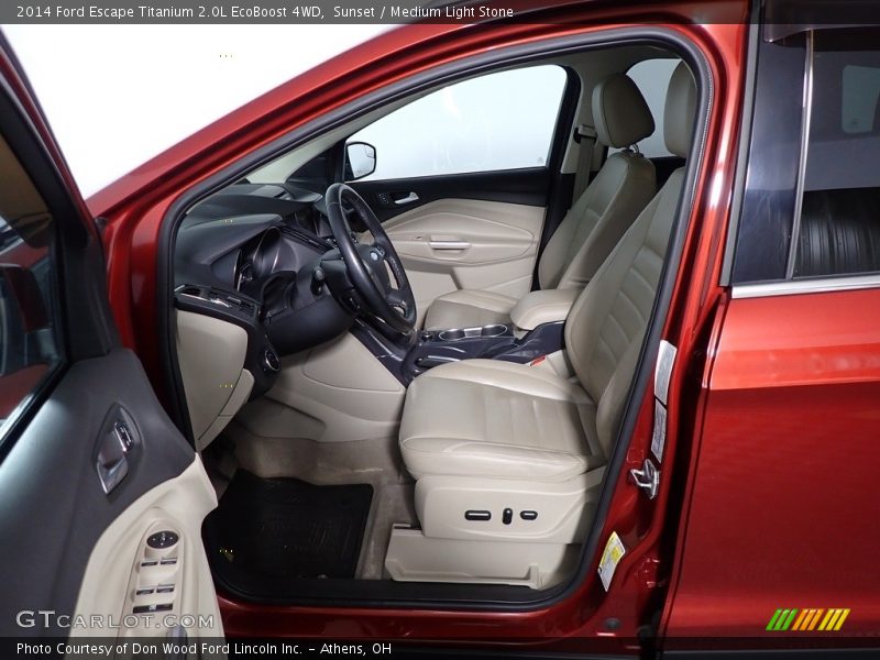 Sunset / Medium Light Stone 2014 Ford Escape Titanium 2.0L EcoBoost 4WD