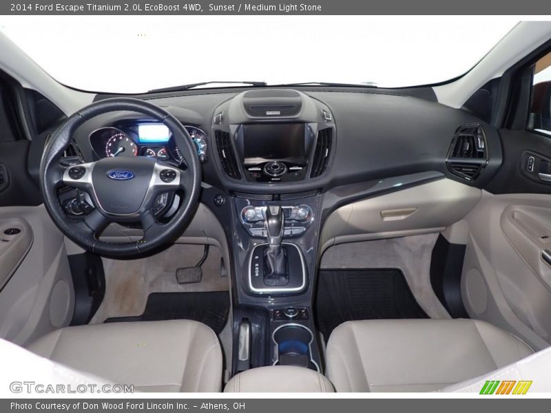 Sunset / Medium Light Stone 2014 Ford Escape Titanium 2.0L EcoBoost 4WD