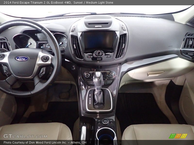 Sunset / Medium Light Stone 2014 Ford Escape Titanium 2.0L EcoBoost 4WD
