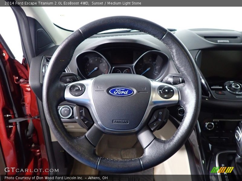 Sunset / Medium Light Stone 2014 Ford Escape Titanium 2.0L EcoBoost 4WD
