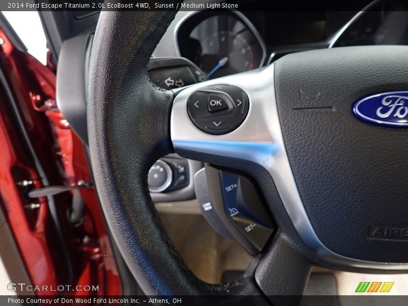Sunset / Medium Light Stone 2014 Ford Escape Titanium 2.0L EcoBoost 4WD