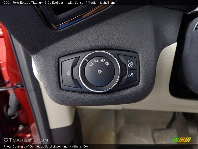 Sunset / Medium Light Stone 2014 Ford Escape Titanium 2.0L EcoBoost 4WD