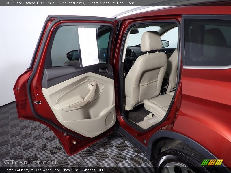 Sunset / Medium Light Stone 2014 Ford Escape Titanium 2.0L EcoBoost 4WD