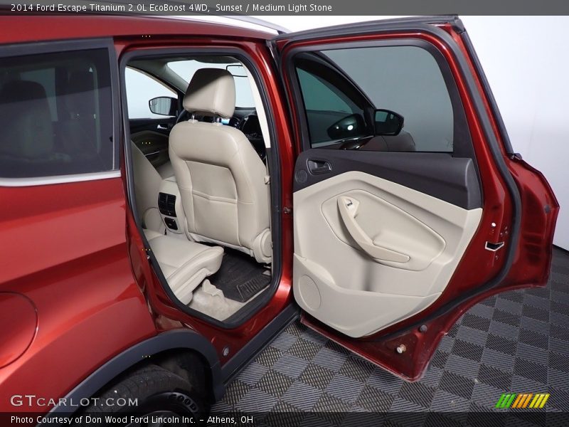 Sunset / Medium Light Stone 2014 Ford Escape Titanium 2.0L EcoBoost 4WD