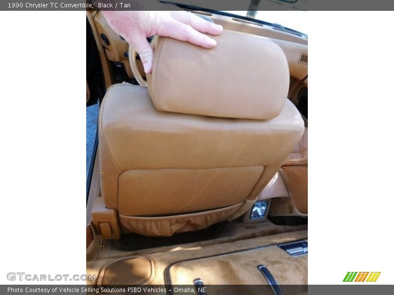 Black / Tan 1990 Chrysler TC Convertible