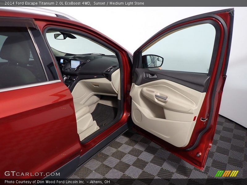 Sunset / Medium Light Stone 2014 Ford Escape Titanium 2.0L EcoBoost 4WD