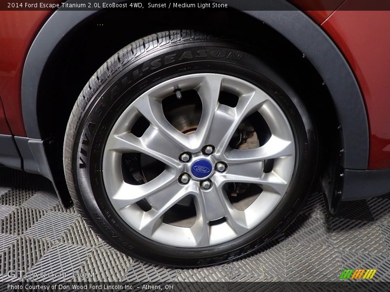 Sunset / Medium Light Stone 2014 Ford Escape Titanium 2.0L EcoBoost 4WD