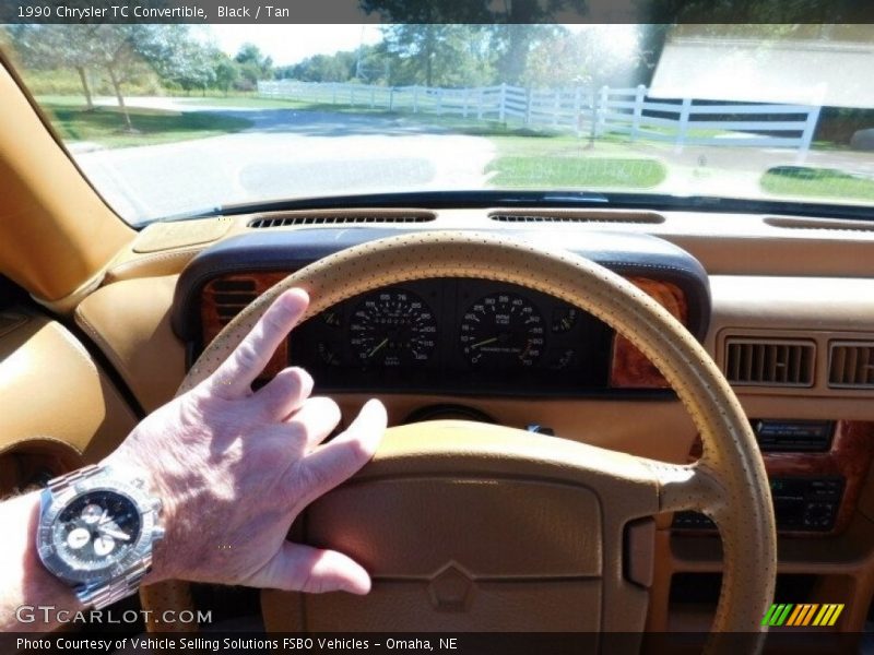Black / Tan 1990 Chrysler TC Convertible