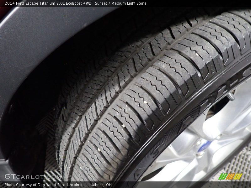Sunset / Medium Light Stone 2014 Ford Escape Titanium 2.0L EcoBoost 4WD