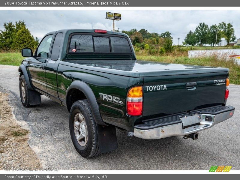Imperial Jade Mica / Oak 2004 Toyota Tacoma V6 PreRunner Xtracab