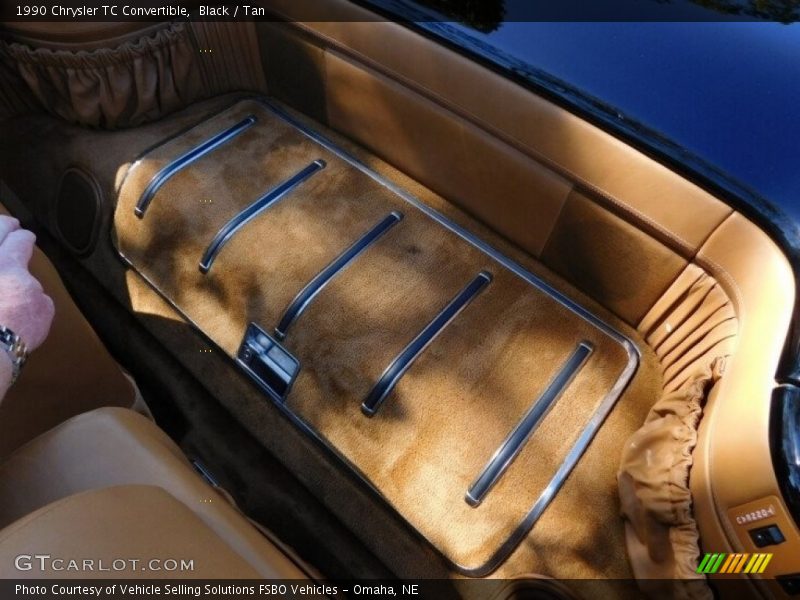 Rear Seat of 1990 TC Convertible