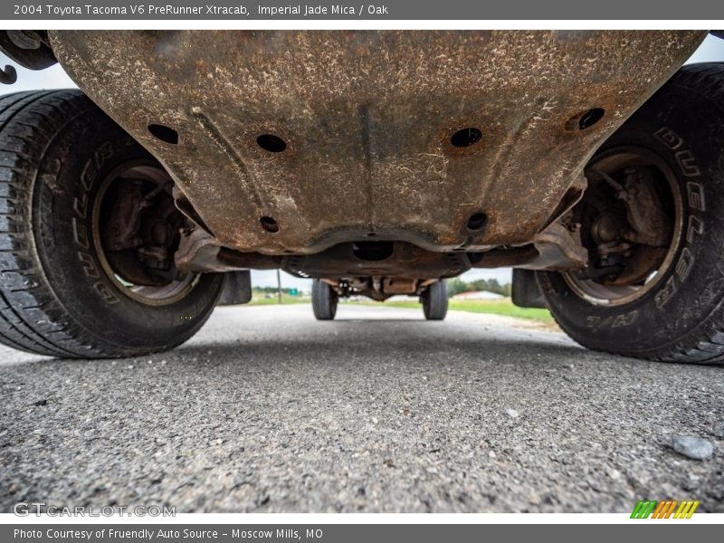 Imperial Jade Mica / Oak 2004 Toyota Tacoma V6 PreRunner Xtracab