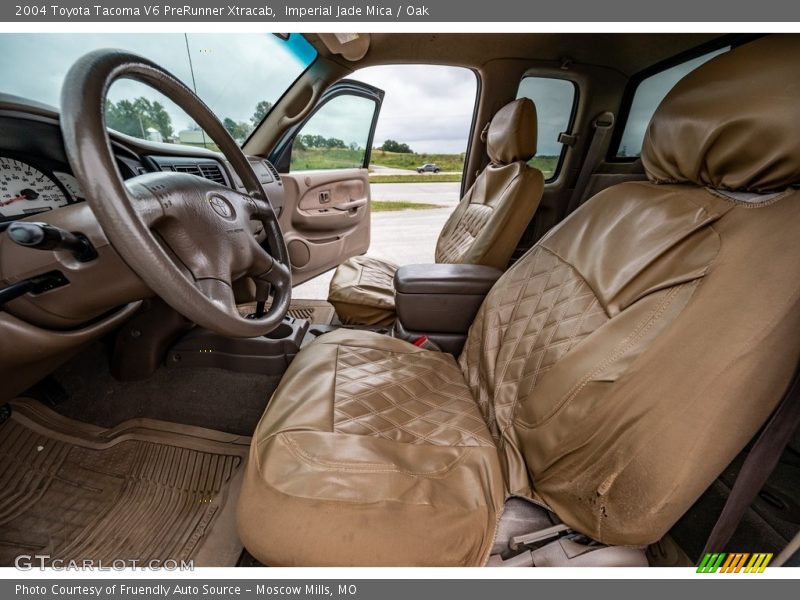 Imperial Jade Mica / Oak 2004 Toyota Tacoma V6 PreRunner Xtracab