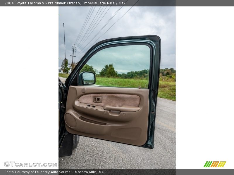 Imperial Jade Mica / Oak 2004 Toyota Tacoma V6 PreRunner Xtracab