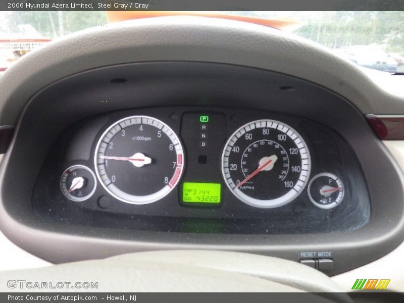 Steel Gray / Gray 2006 Hyundai Azera Limited