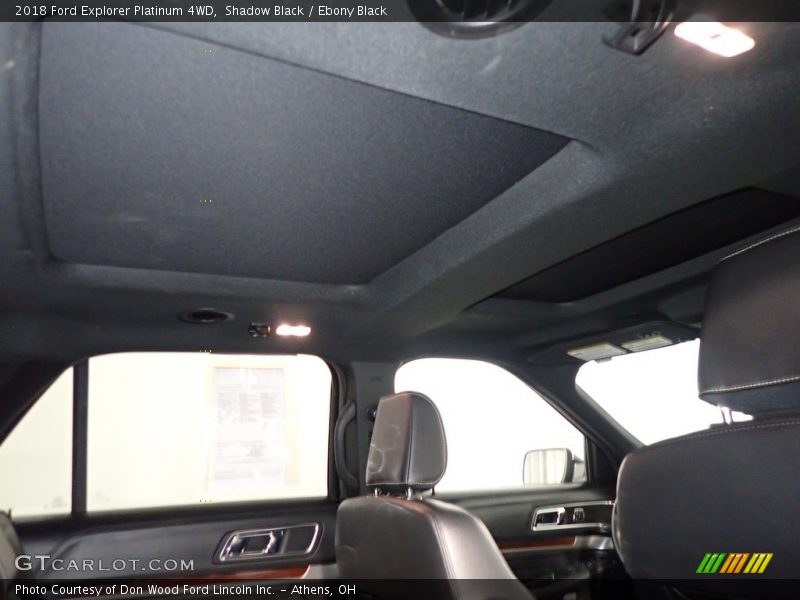 Shadow Black / Ebony Black 2018 Ford Explorer Platinum 4WD