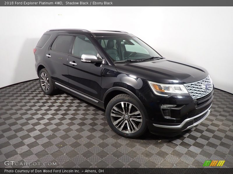 Shadow Black / Ebony Black 2018 Ford Explorer Platinum 4WD