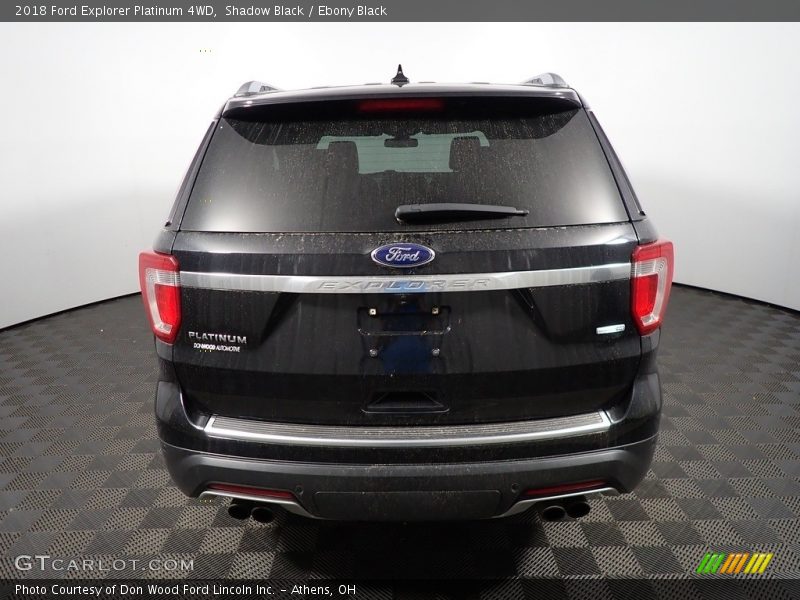 Shadow Black / Ebony Black 2018 Ford Explorer Platinum 4WD
