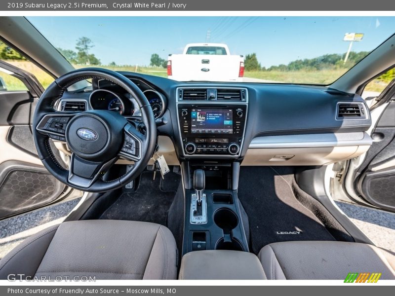 Crystal White Pearl / Ivory 2019 Subaru Legacy 2.5i Premium