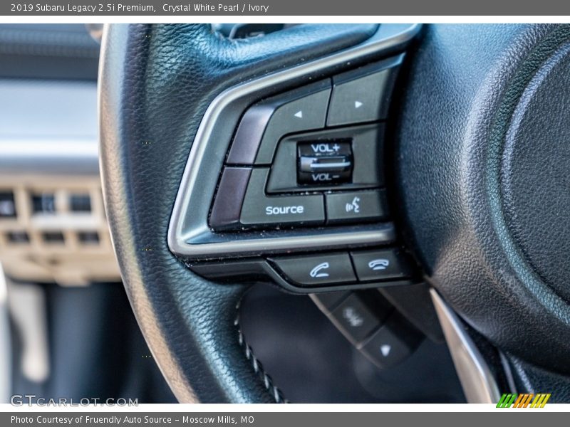 Crystal White Pearl / Ivory 2019 Subaru Legacy 2.5i Premium