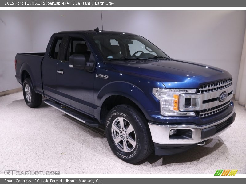 Blue Jeans / Earth Gray 2019 Ford F150 XLT SuperCab 4x4