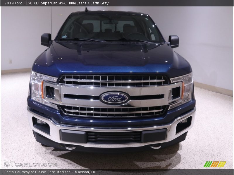 Blue Jeans / Earth Gray 2019 Ford F150 XLT SuperCab 4x4