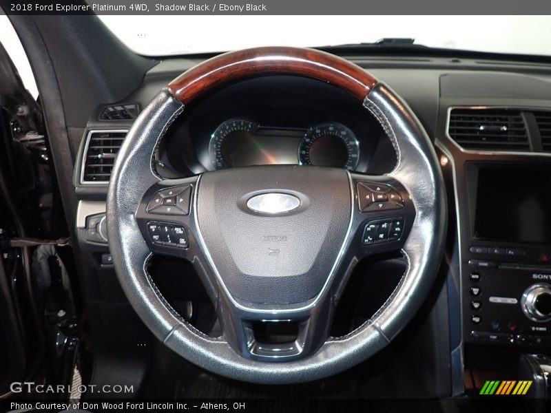 Shadow Black / Ebony Black 2018 Ford Explorer Platinum 4WD