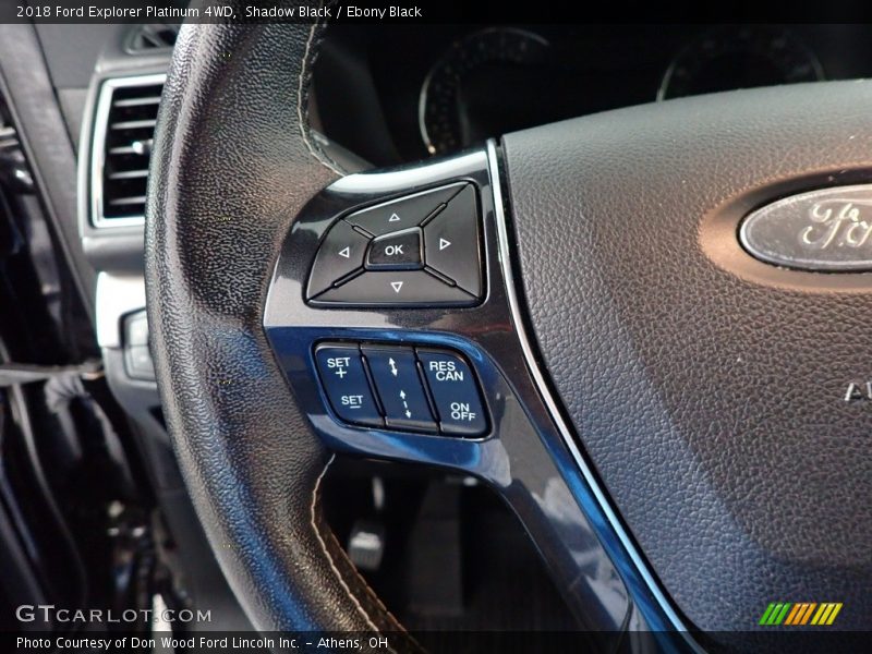 Shadow Black / Ebony Black 2018 Ford Explorer Platinum 4WD