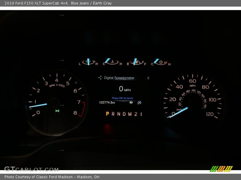 Blue Jeans / Earth Gray 2019 Ford F150 XLT SuperCab 4x4