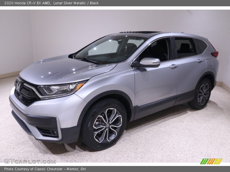 Lunar Silver Metallic / Black 2020 Honda CR-V EX AWD
