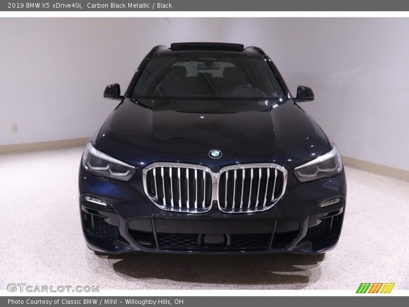Carbon Black Metallic / Black 2019 BMW X5 xDrive40i