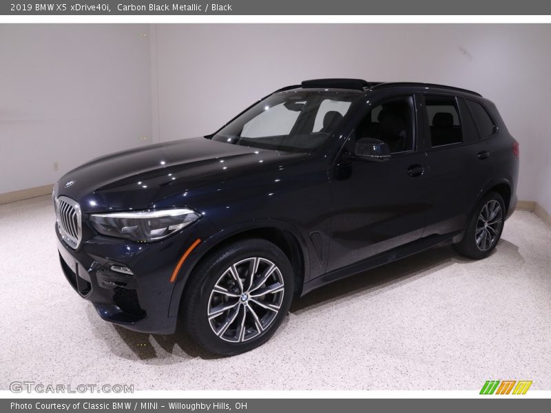 Carbon Black Metallic / Black 2019 BMW X5 xDrive40i