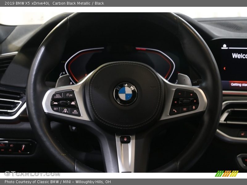 Carbon Black Metallic / Black 2019 BMW X5 xDrive40i