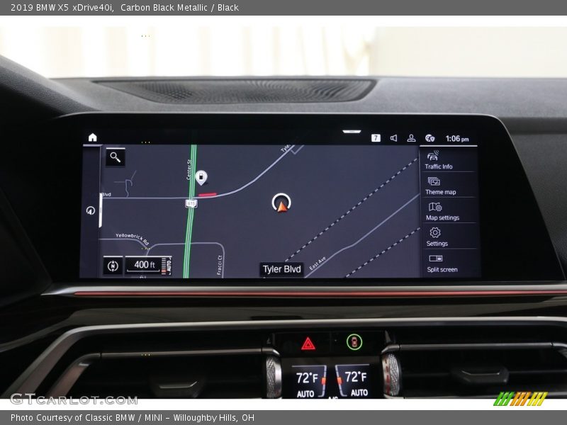 Carbon Black Metallic / Black 2019 BMW X5 xDrive40i