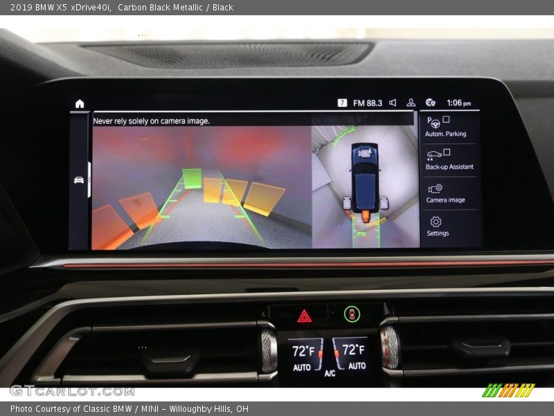 Carbon Black Metallic / Black 2019 BMW X5 xDrive40i