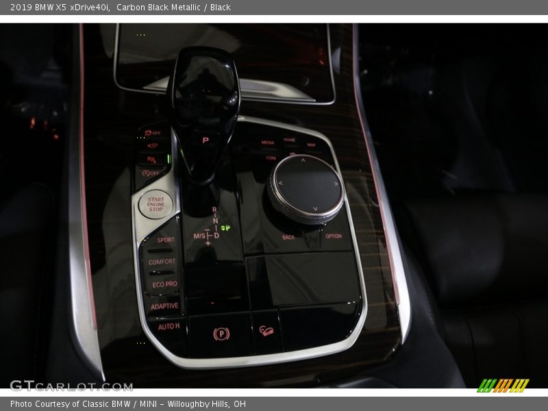 Carbon Black Metallic / Black 2019 BMW X5 xDrive40i