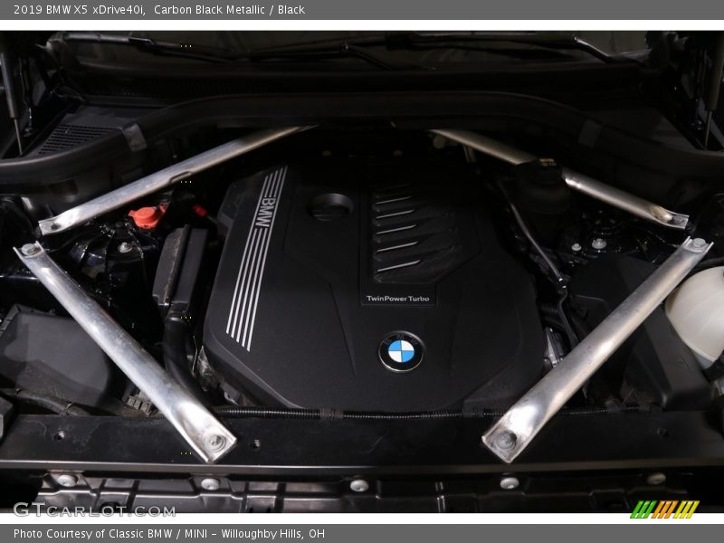 Carbon Black Metallic / Black 2019 BMW X5 xDrive40i