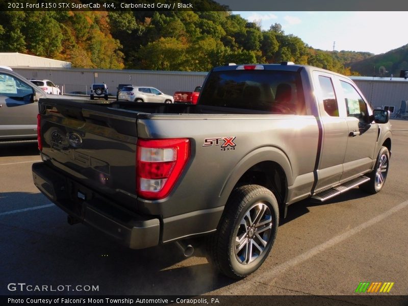 Carbonized Gray / Black 2021 Ford F150 STX SuperCab 4x4