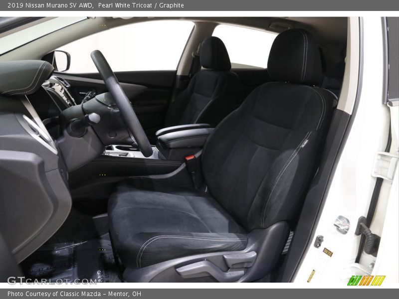 Pearl White Tricoat / Graphite 2019 Nissan Murano SV AWD