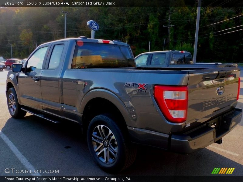 Carbonized Gray / Black 2021 Ford F150 STX SuperCab 4x4