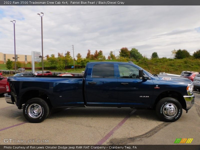 Patriot Blue Pearl / Black/Diesel Gray 2022 Ram 3500 Tradesman Crew Cab 4x4