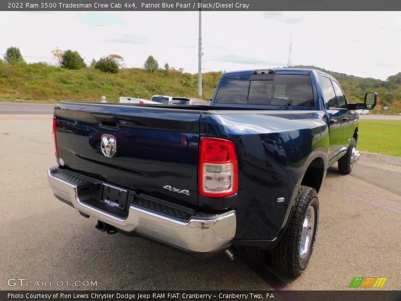 Patriot Blue Pearl / Black/Diesel Gray 2022 Ram 3500 Tradesman Crew Cab 4x4