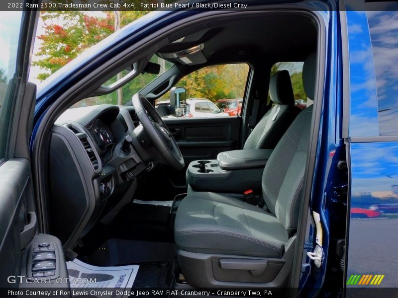 Patriot Blue Pearl / Black/Diesel Gray 2022 Ram 3500 Tradesman Crew Cab 4x4