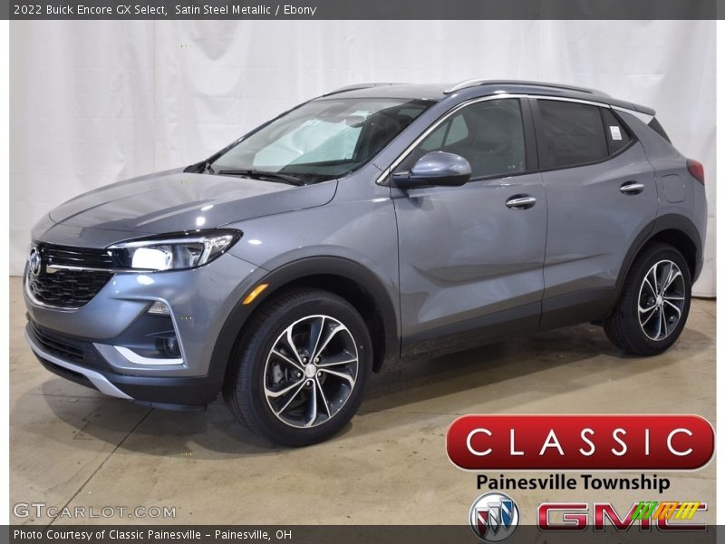 Satin Steel Metallic / Ebony 2022 Buick Encore GX Select