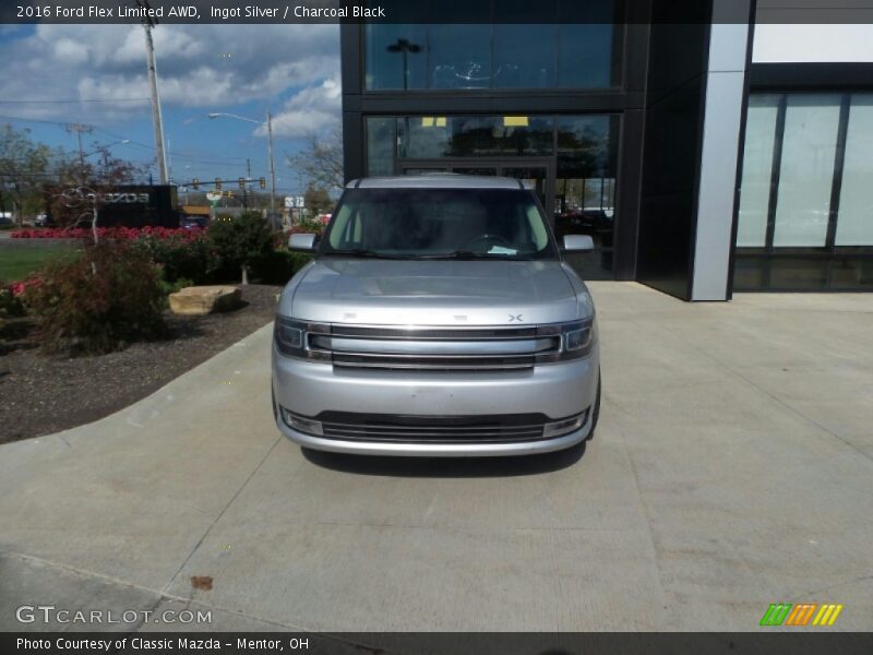 Ingot Silver / Charcoal Black 2016 Ford Flex Limited AWD