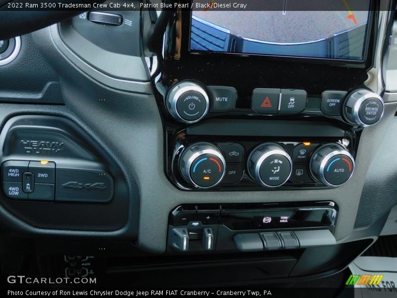 Patriot Blue Pearl / Black/Diesel Gray 2022 Ram 3500 Tradesman Crew Cab 4x4