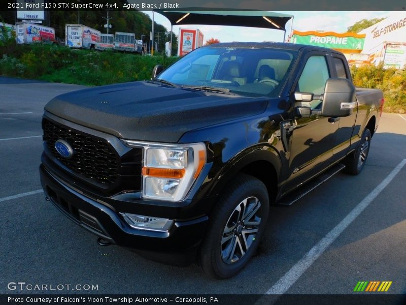 Agate Black / Black 2021 Ford F150 STX SuperCrew 4x4